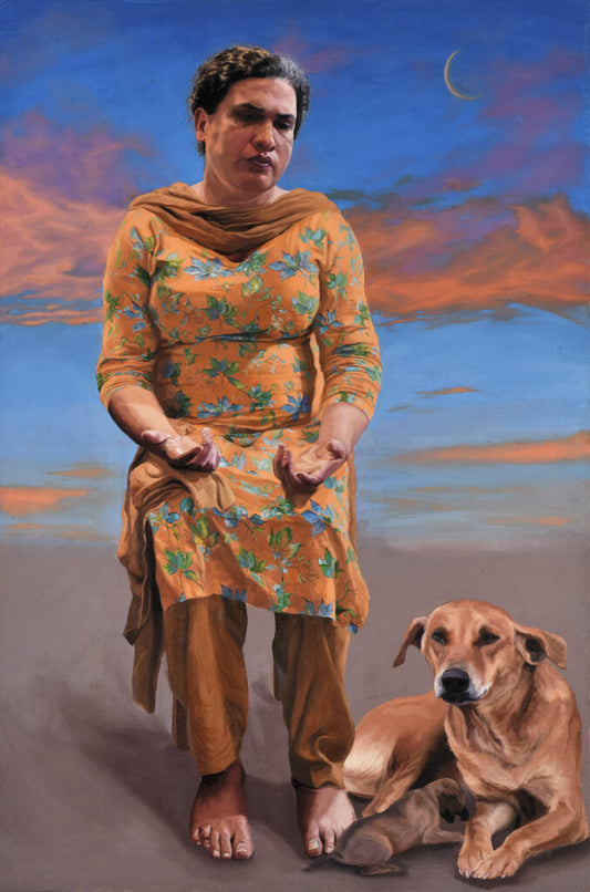 When the open palm, the tree stump and the carpet spoke by Arjumand Faisel