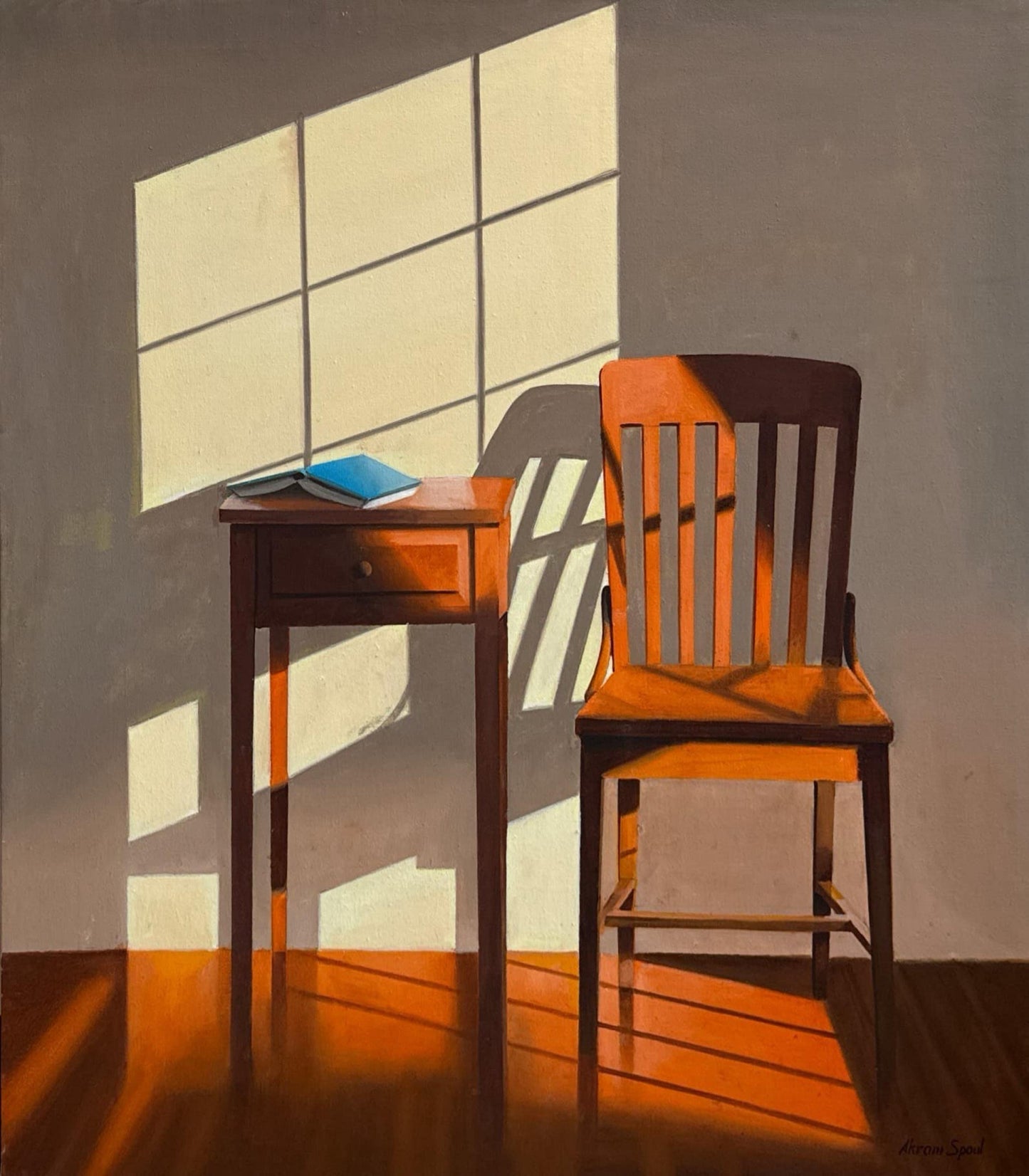 Untitled, Still Life Painting by Akram Spaul, Oil on Canvas, 30 x 30 inches