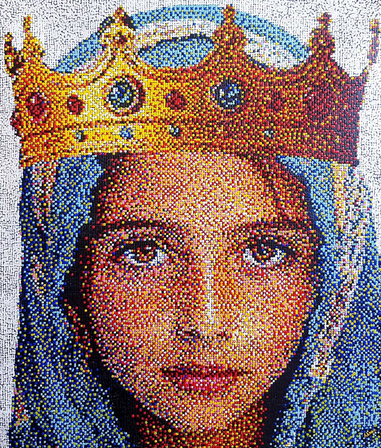 "The Princess", Portrait Painting by Adnan Khan, Oil on Canvas, 34 x 40 inches