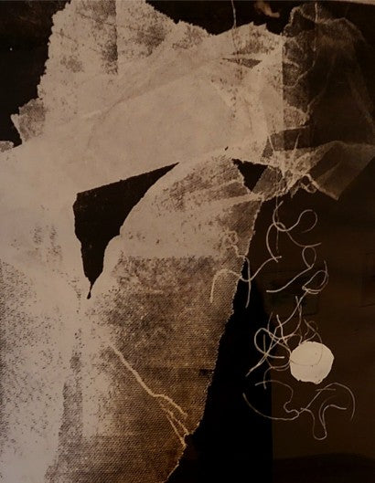 Untitled, Print by Asma Ali, Mono Print on Paper, 22 x 28 inches