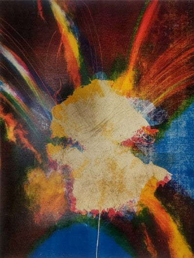 Untitled, Print by Asma Ali, Mono Print on Paper, 22 x 28 inches