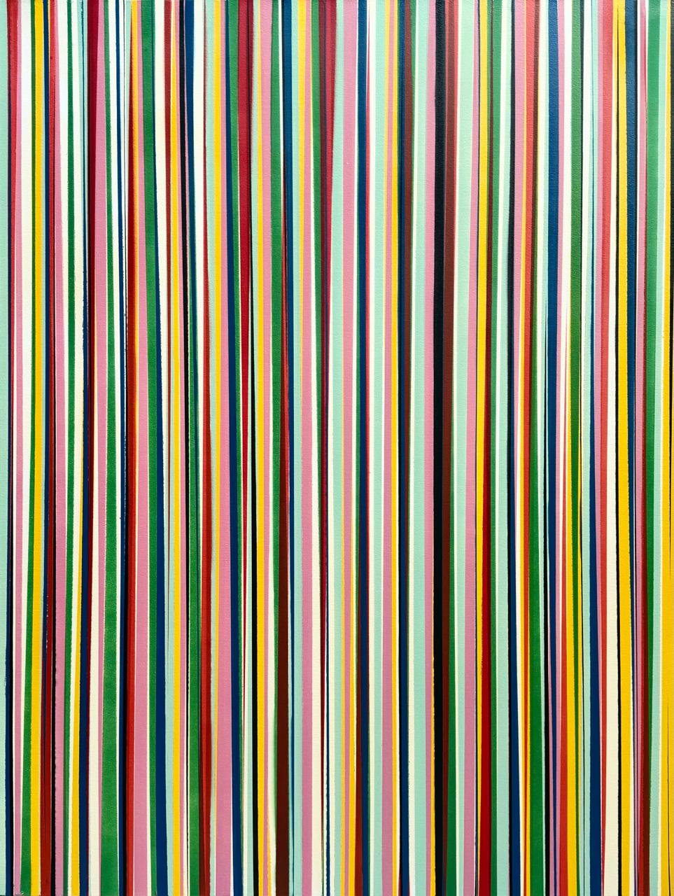 Abstract Painting by Jamil Baloch, Acrylic on Canvas, 36 x 48 Inches