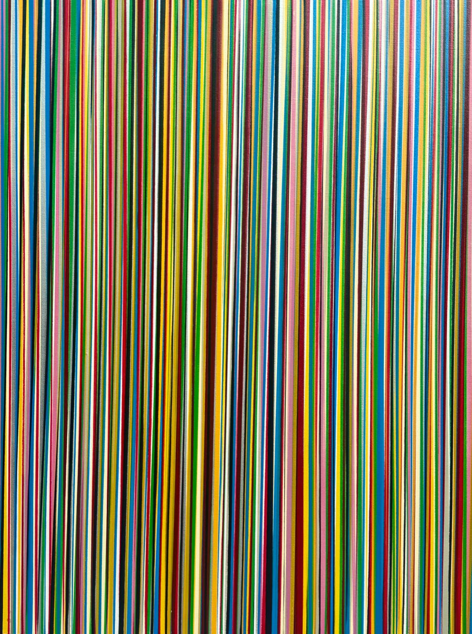 Abstract Painting by Jamil Baloch, Acrylic on Canvas, 36 x 48 Inches