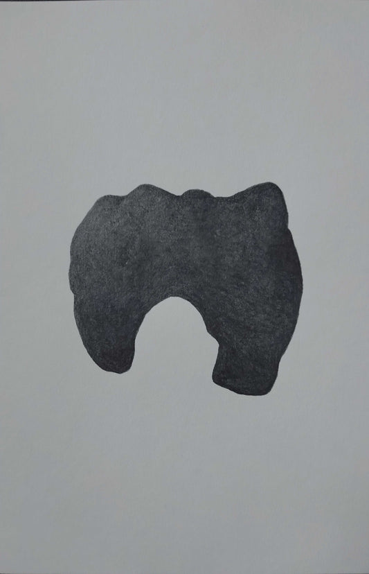 Untitled, Abstract Drawing by Faheem Abbas, Mixed Media on Paper, 07 x 11.5 inches