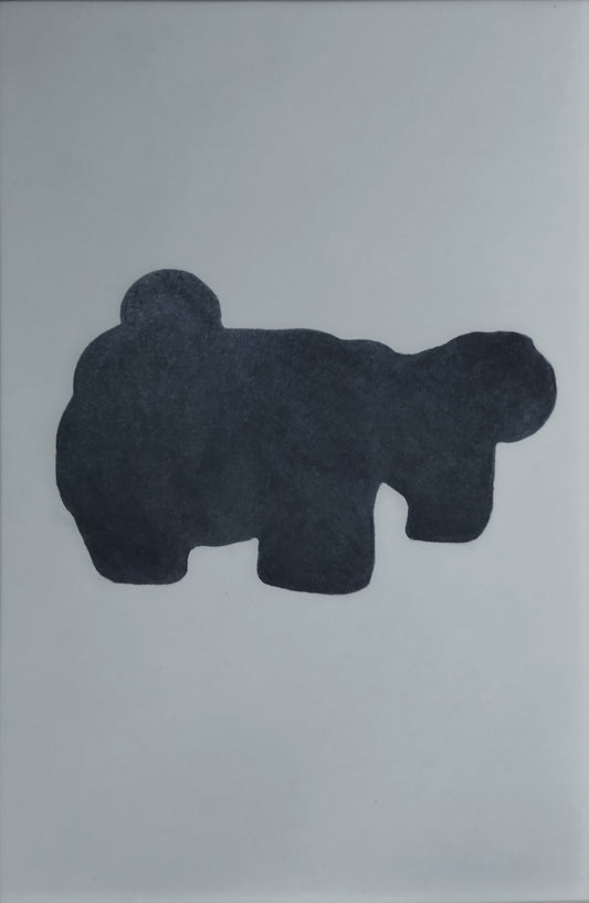 Untitled,  Abstract Drawing by Faheem Abbas, Mixed Media on Paper, 07 x 11.5 inches