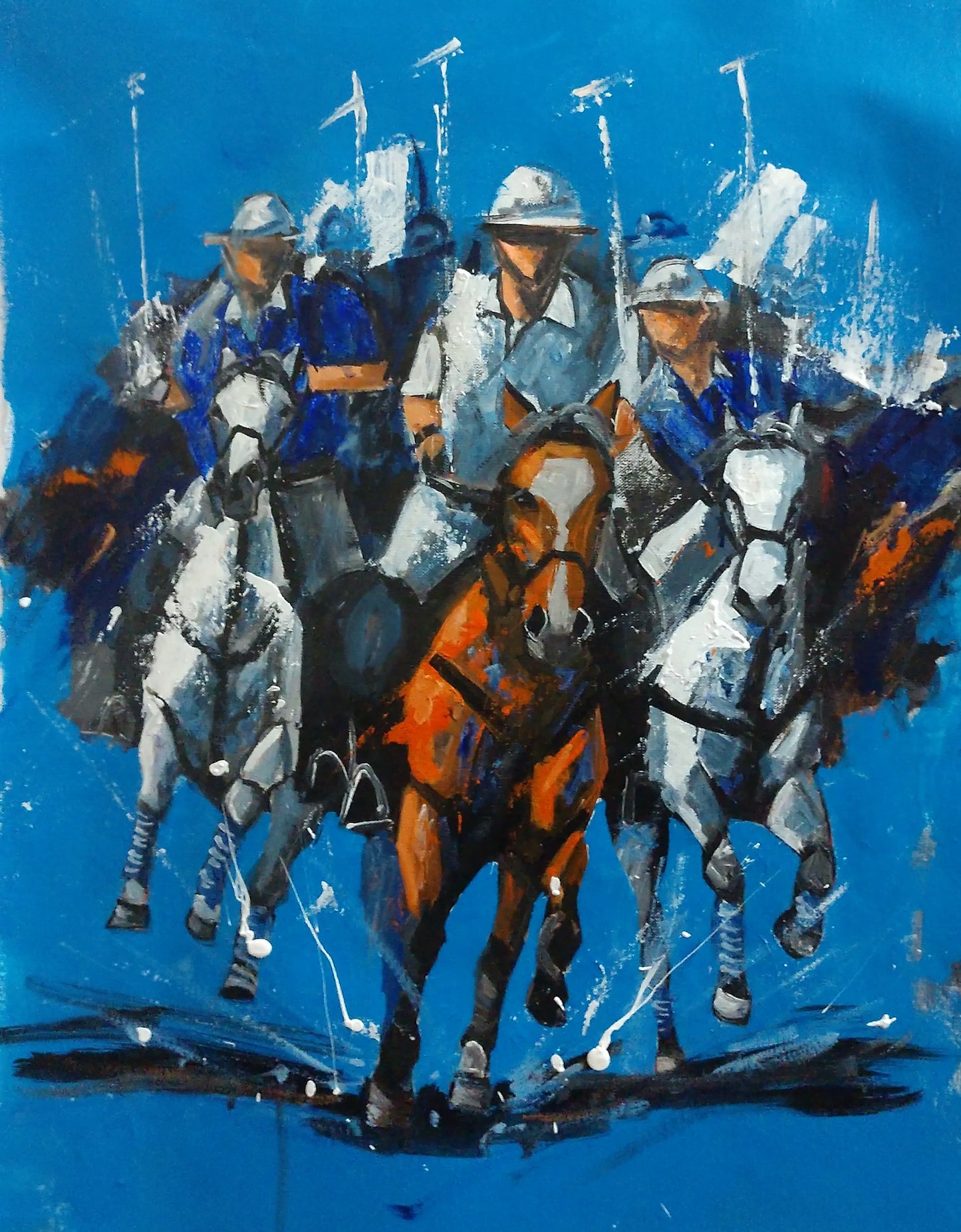 Untitled, Animal Painting by Naeem Rind, Acrylic on Canvas, 16 x 20 inches