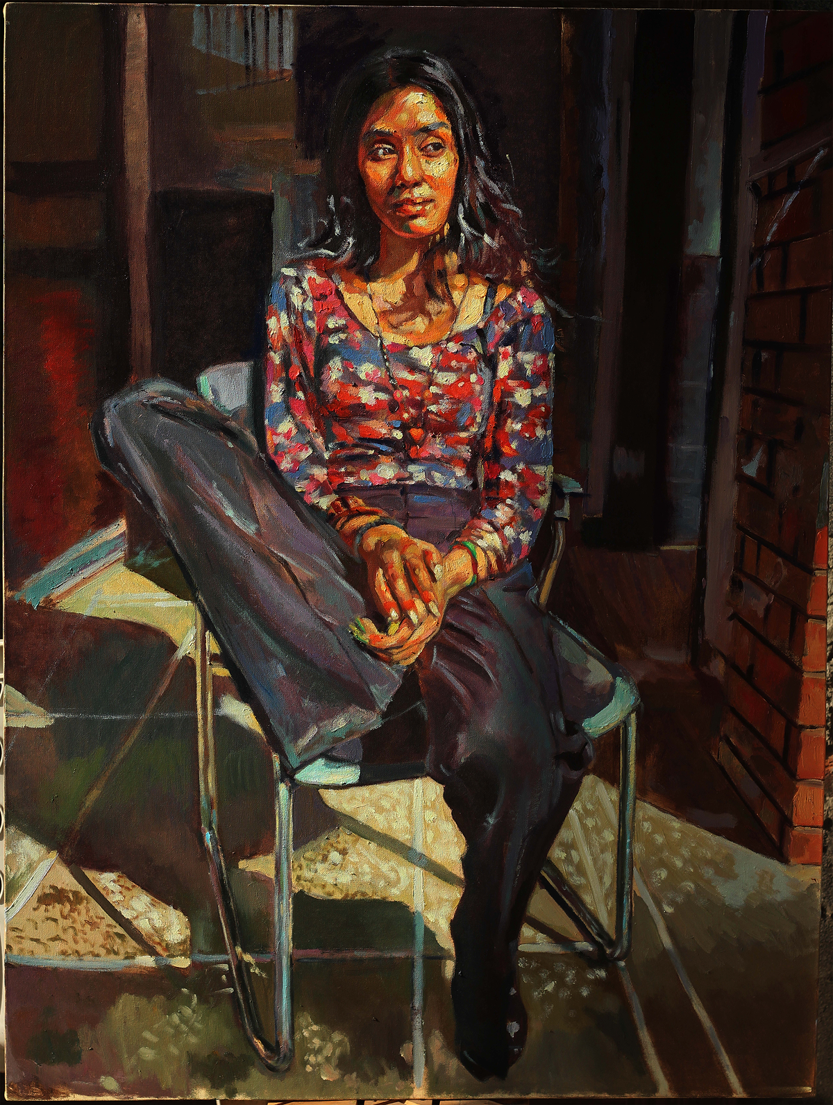 Untitled, Painting by Buland iqbal, Oil on Canvas, 36 x 48 inches