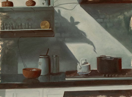 Impression, Still life Painting by Aafia Ali Shah, Gouache on Wasli, 21.7 x 15.7 inches