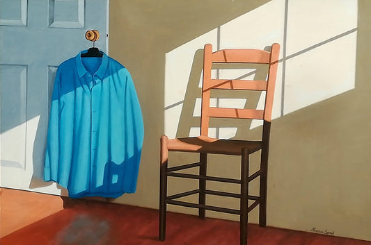 Untitled, Still Life Painting by Akram Spaul, Oil on Canvas, 24 x 36 inches
