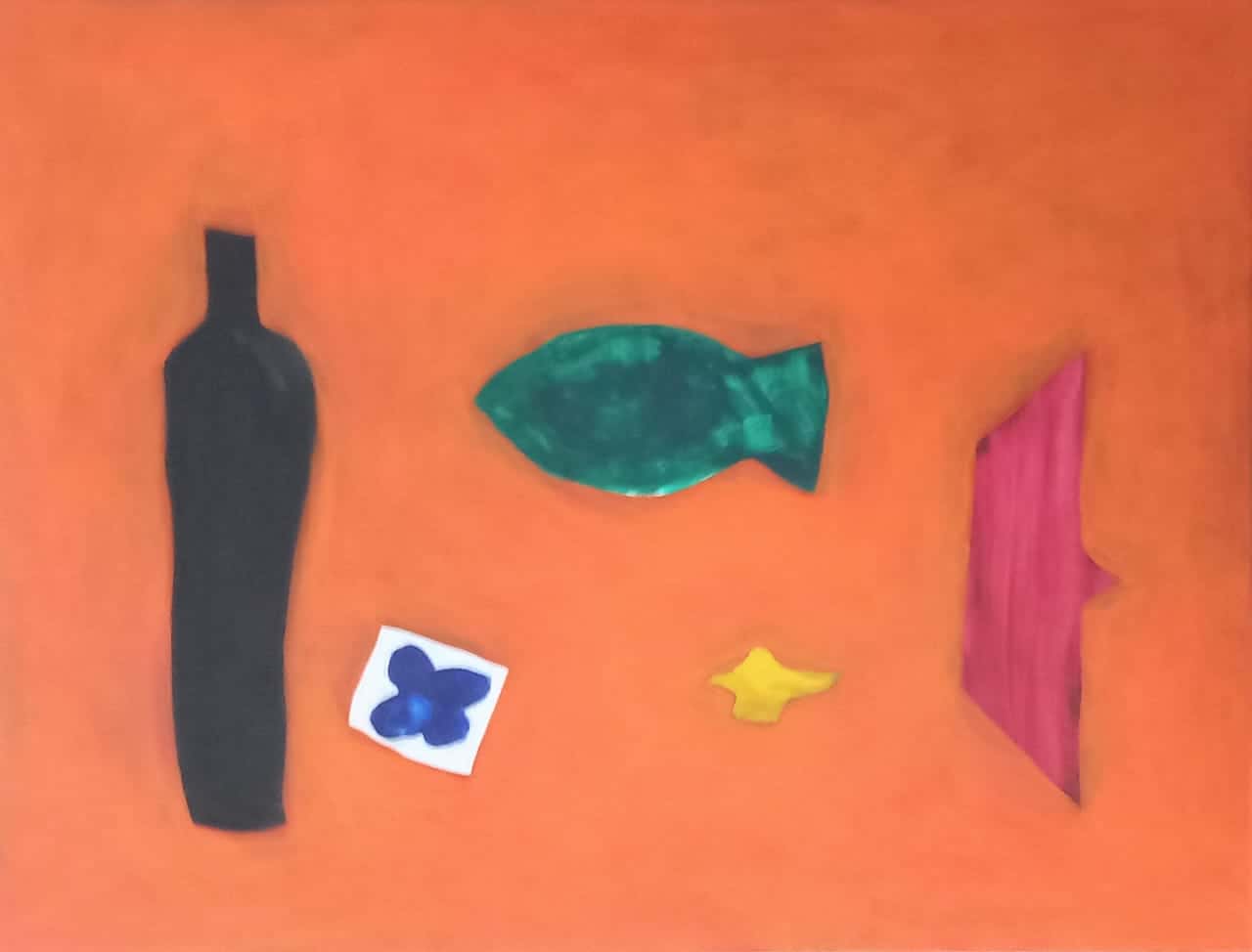 And this still life, Figurative Painting by Faheem Abbas, Acrylic on Canvas, 20 x 16 inches