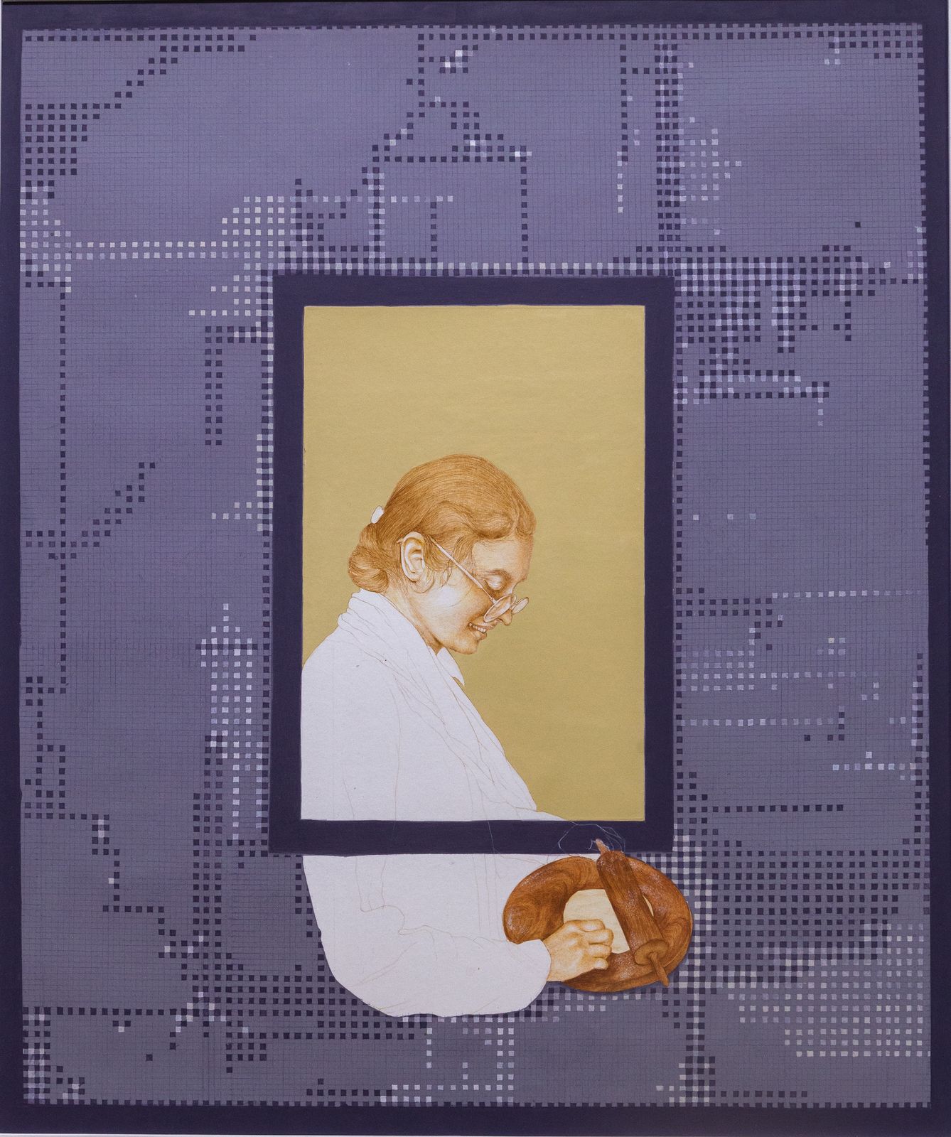Untitled, Figurative Painting by Bakhtawar Naqvi, Gouache & Watercolour on Wasli, 20 x 17 inches