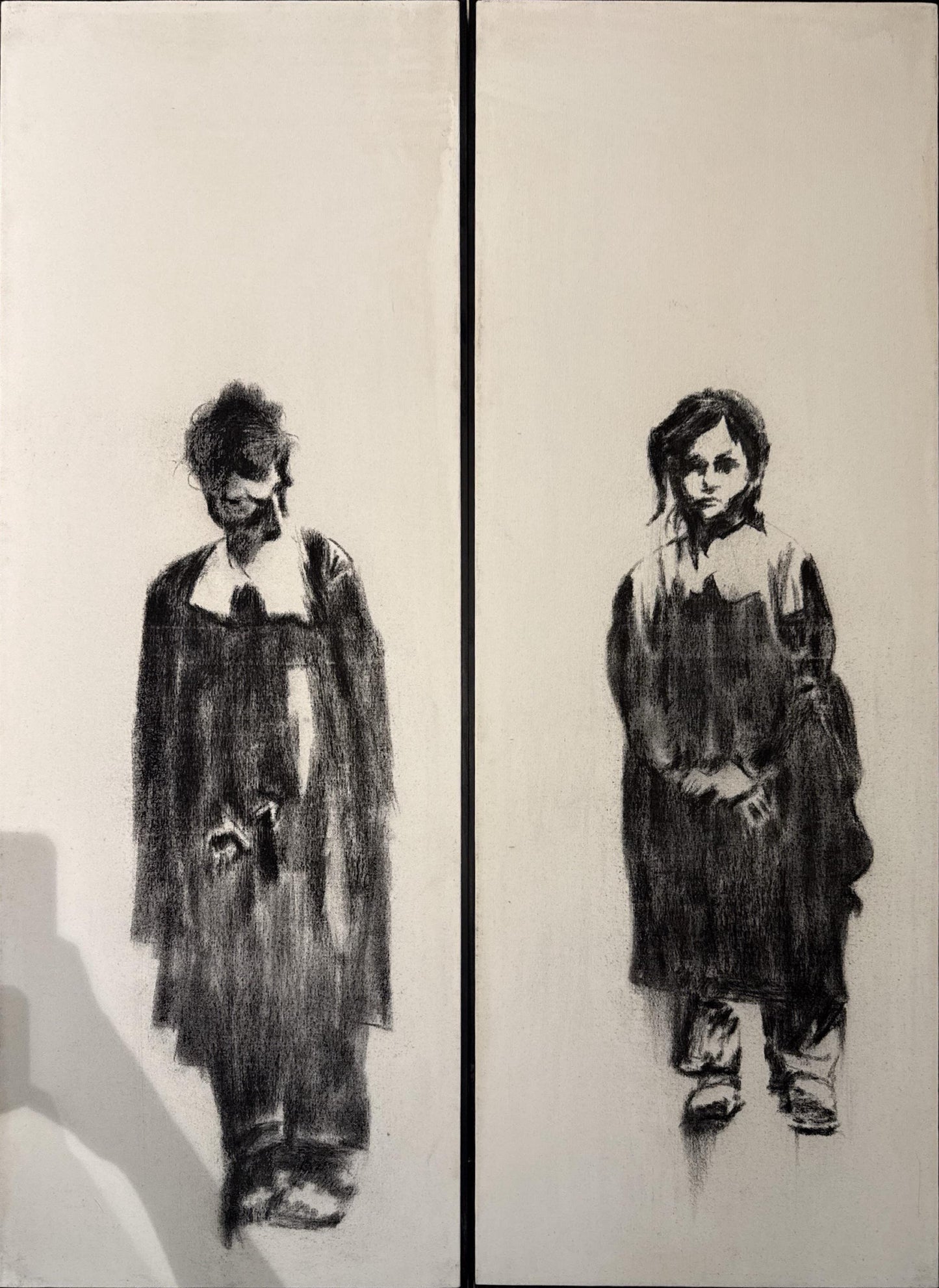 Untitled, Figurative Painting by Zain Zahid, Mixed Media on Canvas, 36 x 48 inches
