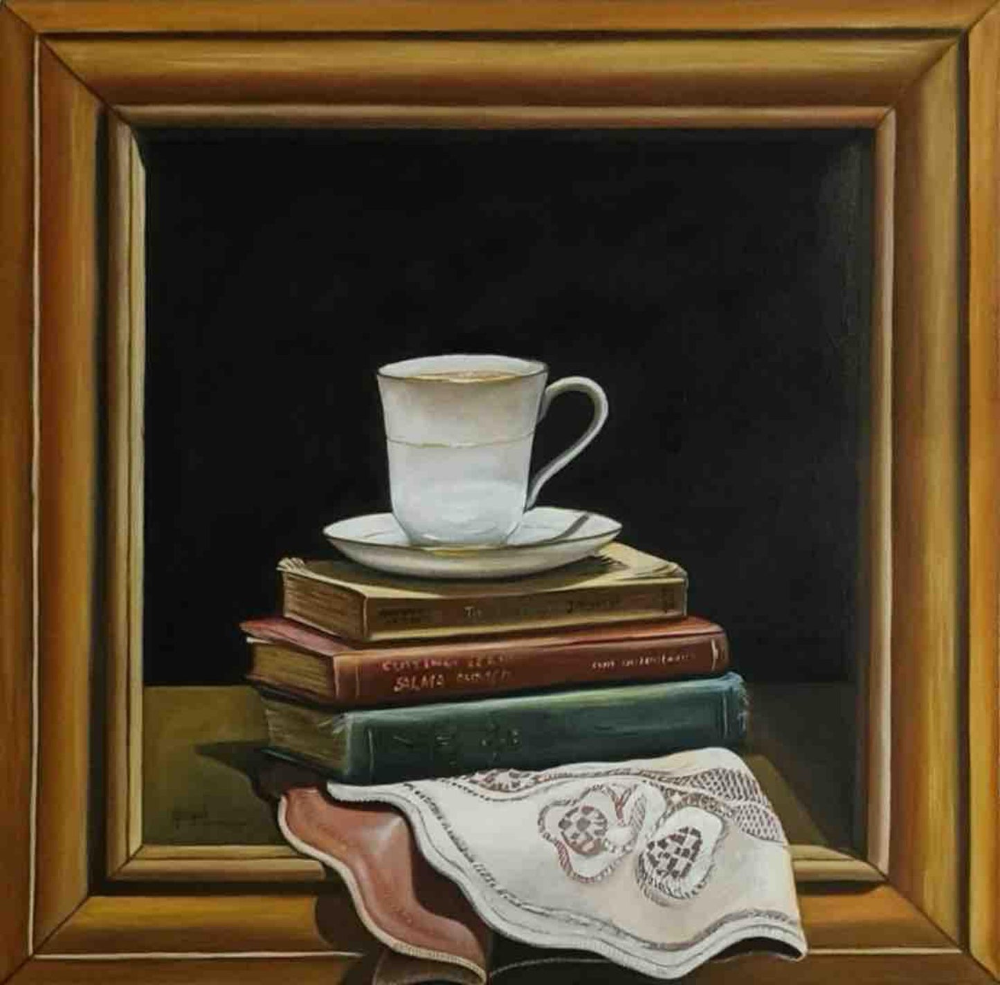 Untitled, Still Life Painting by Ahmad Alrai, Oil on Canvas, 20 x 20 inches