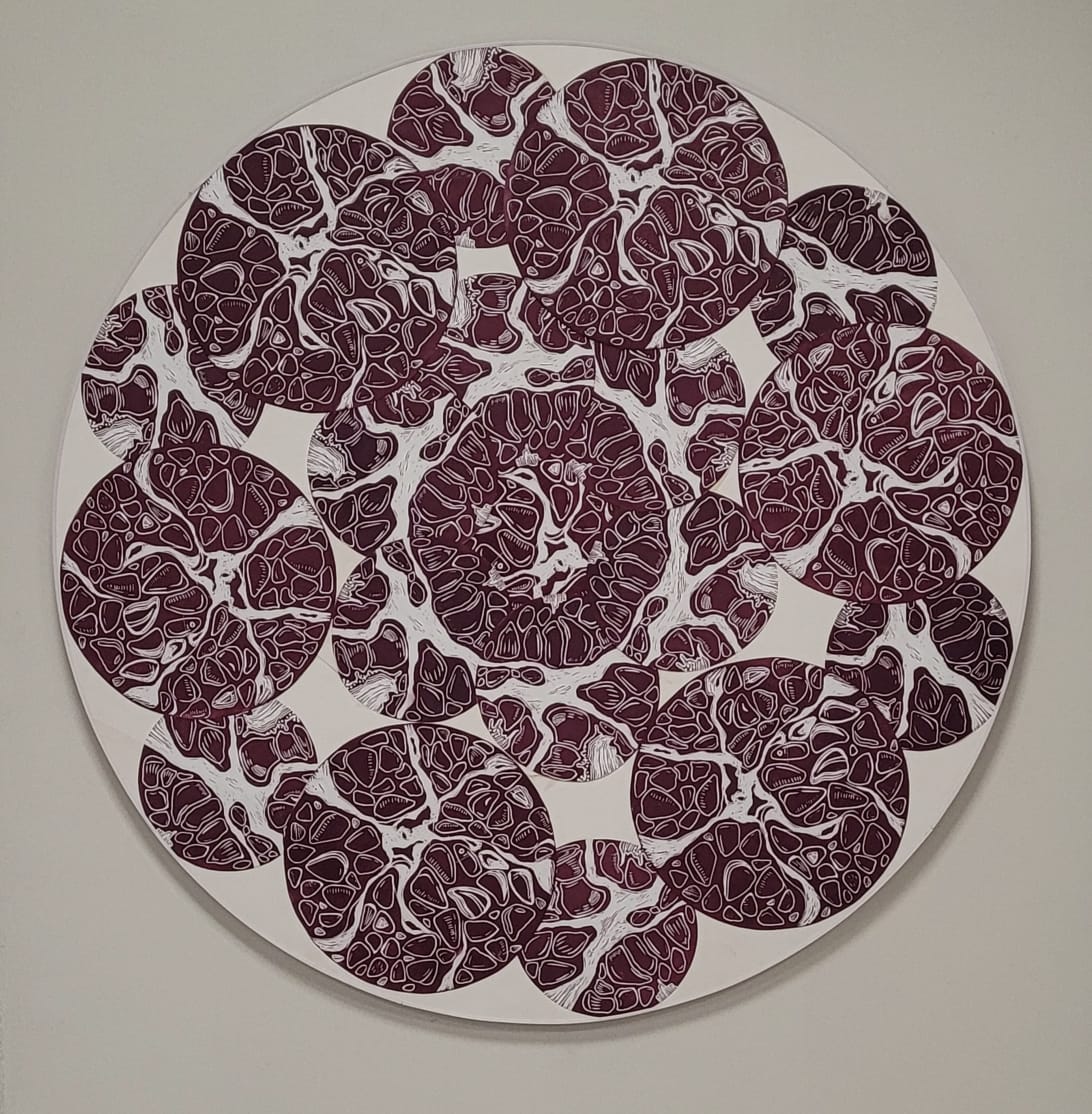 Untitled, Print by Saleha Naseem, Print on Paper Board, 42 x 42 inches