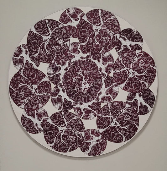 Untitled, Print by Saleha Naseem, Print on Paper Board, 42 x 42 inches