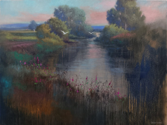 Untitled, Landscape Painting by Tahir Bilal Ummi, Oil on Canvas, 30 x 40 inches