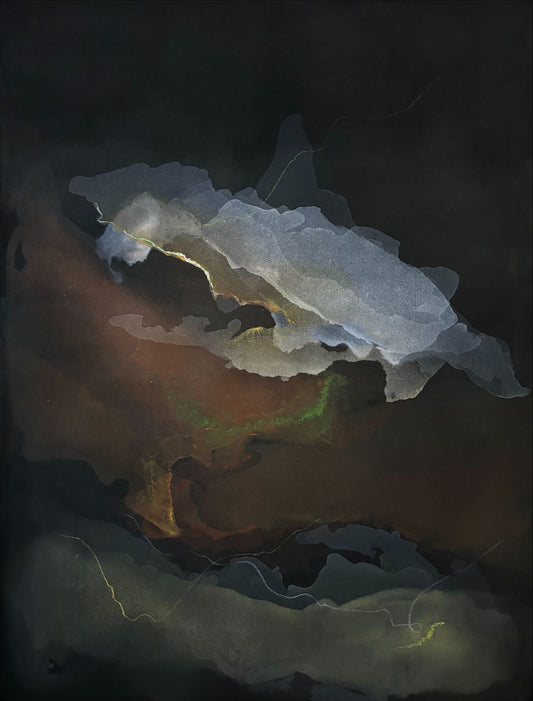 Breath of The Earth, Painting by Rajeshwari Lohana, Mixed Media on Canvas, 36 x 48 inches