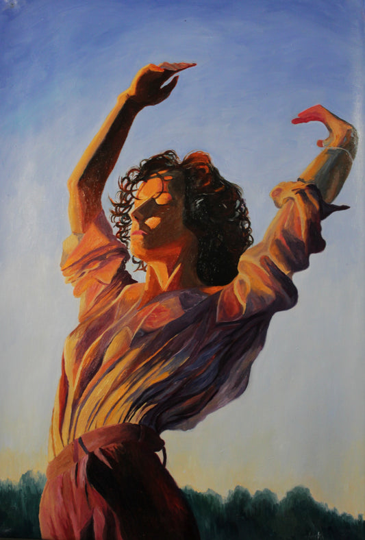 Ecstasy, Painting by Taskin Zahra, Oil on Canvas, 24 x 36 inches