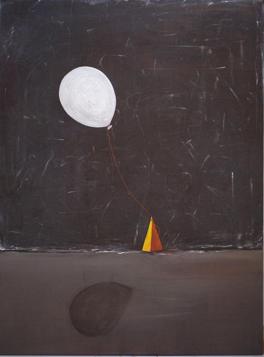 Silent Lesson, Painting by Agha Jandan, Acrylic on Canvas, 36 x 48 inches
