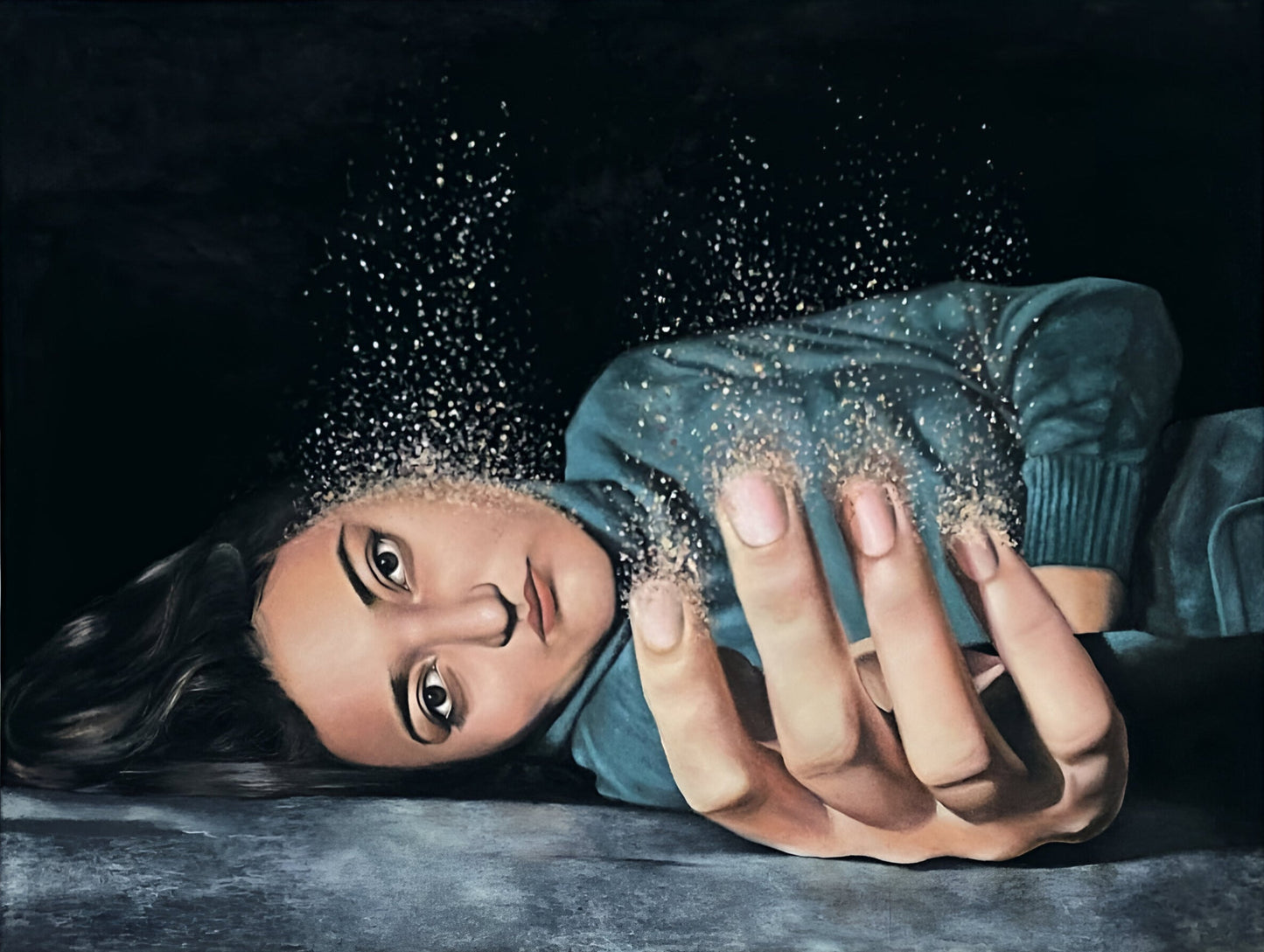 Vanishing of Desires, Painting by Tasmia Arif, Oil on Canvas, 48 x 36 inches