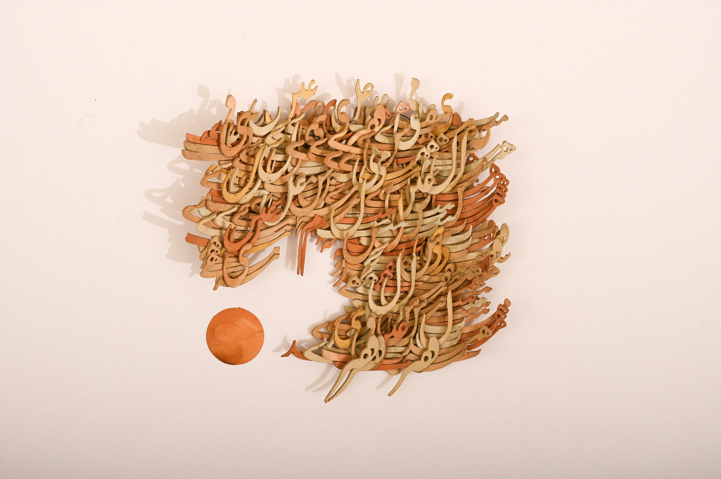 Relief by Imran Baloch, Terracotta, 17 x 16 Inches