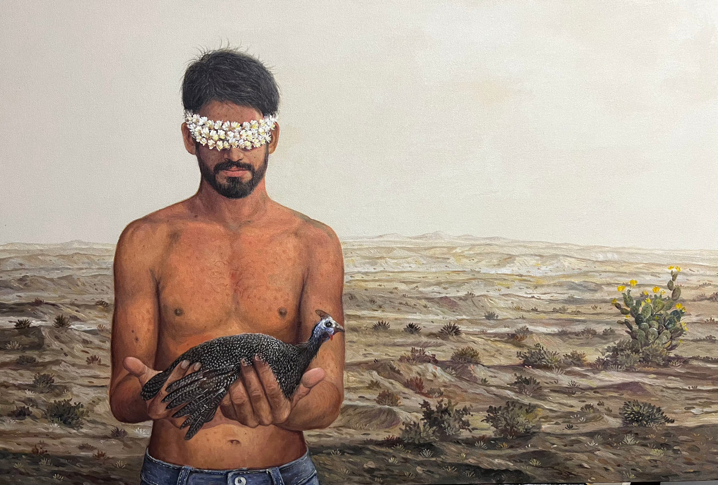 Untitled, Painting by Asif Hussain, Oil on Canvas, 37 x 26 inches