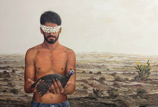 Untitled, Painting by Asif Hussain, Oil on Canvas, 37 x 26 inches