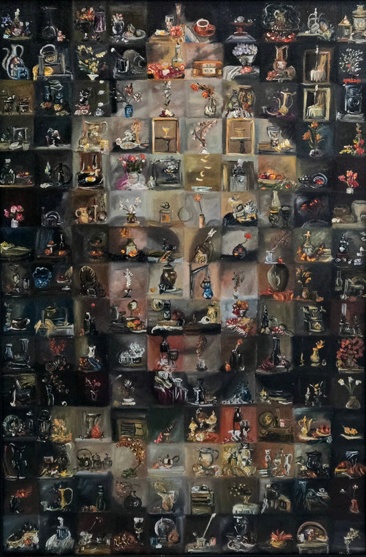 Still Life Painting by Aakash Rai Gahlot, Oil on Canvas, 20 x 30 Inches