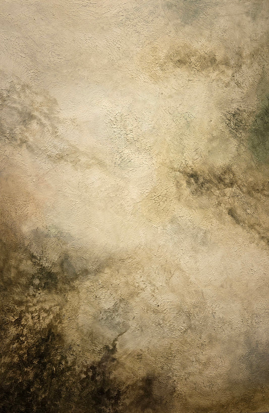 Untitled, Abstract Painting by Hamda,Oil on Canvas, 23.5 x 35.2 inches