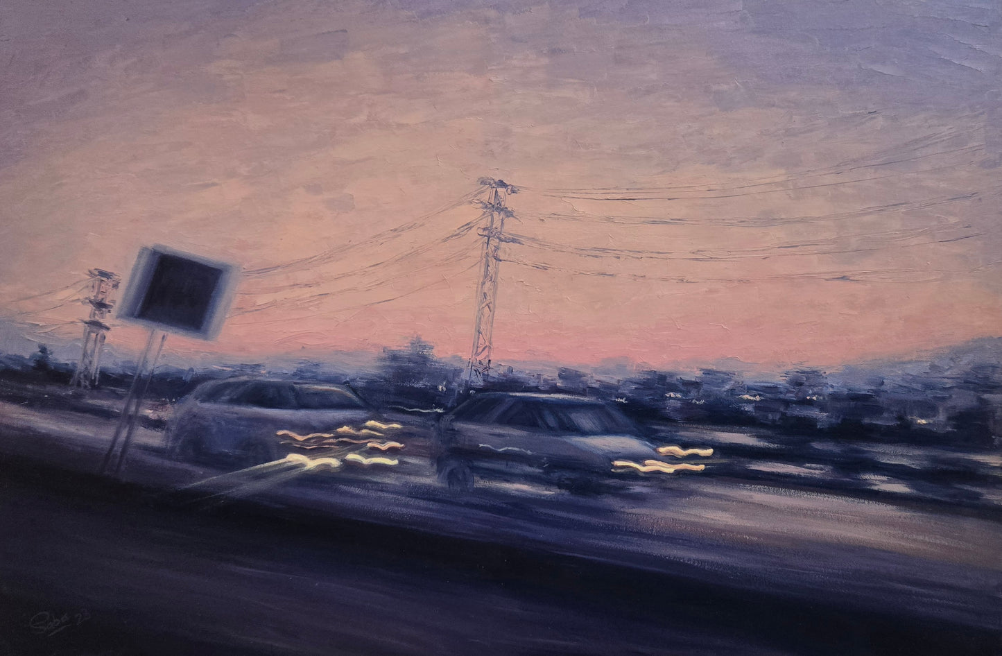 Skepticism, Painting by Saba Qayoom Leghari, Oil on Canvas, 30 x 20 inches