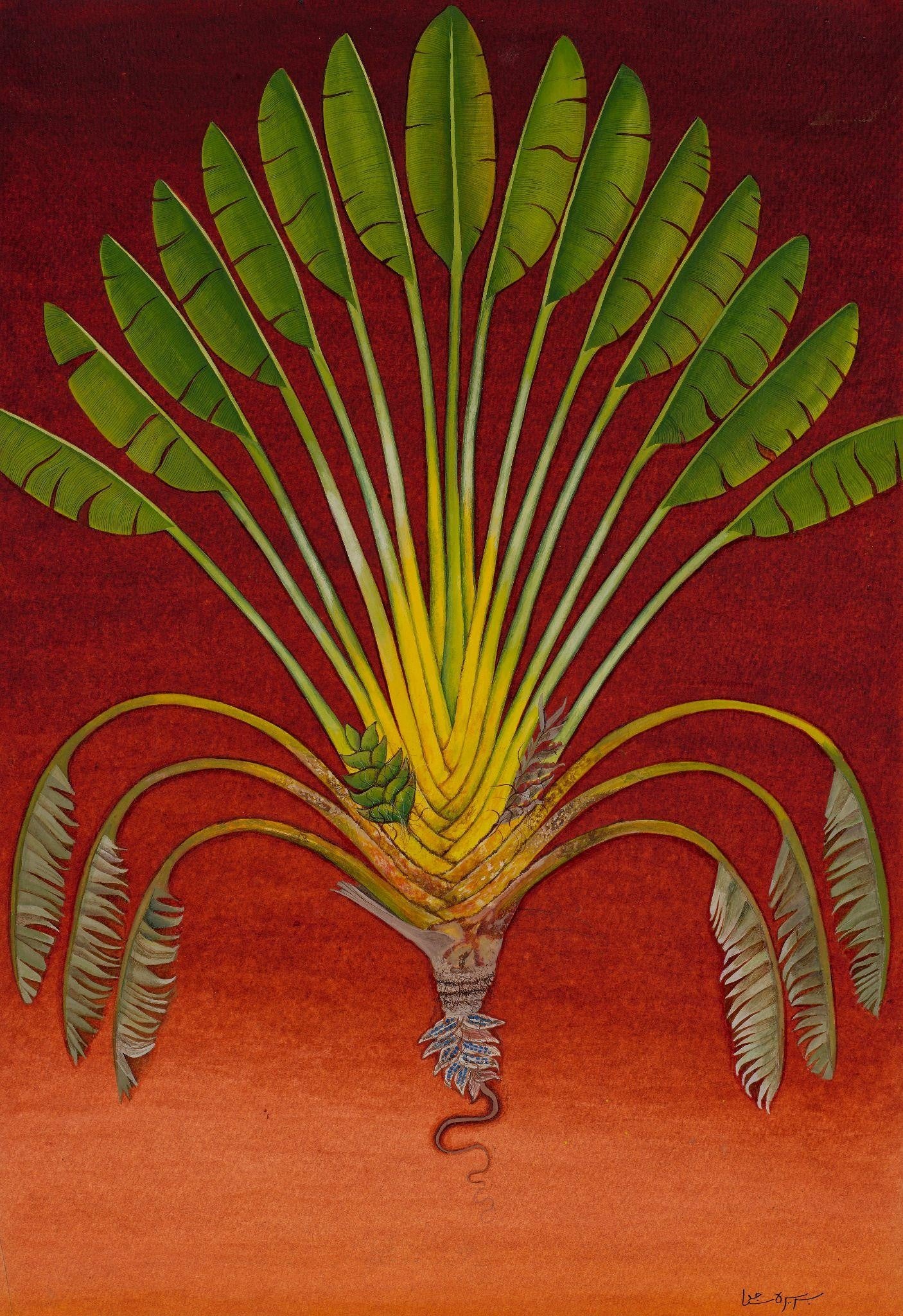 Untitled, Floral Painting by Bareera Sajid, Gouache on Wasli, 14 x 20 inches