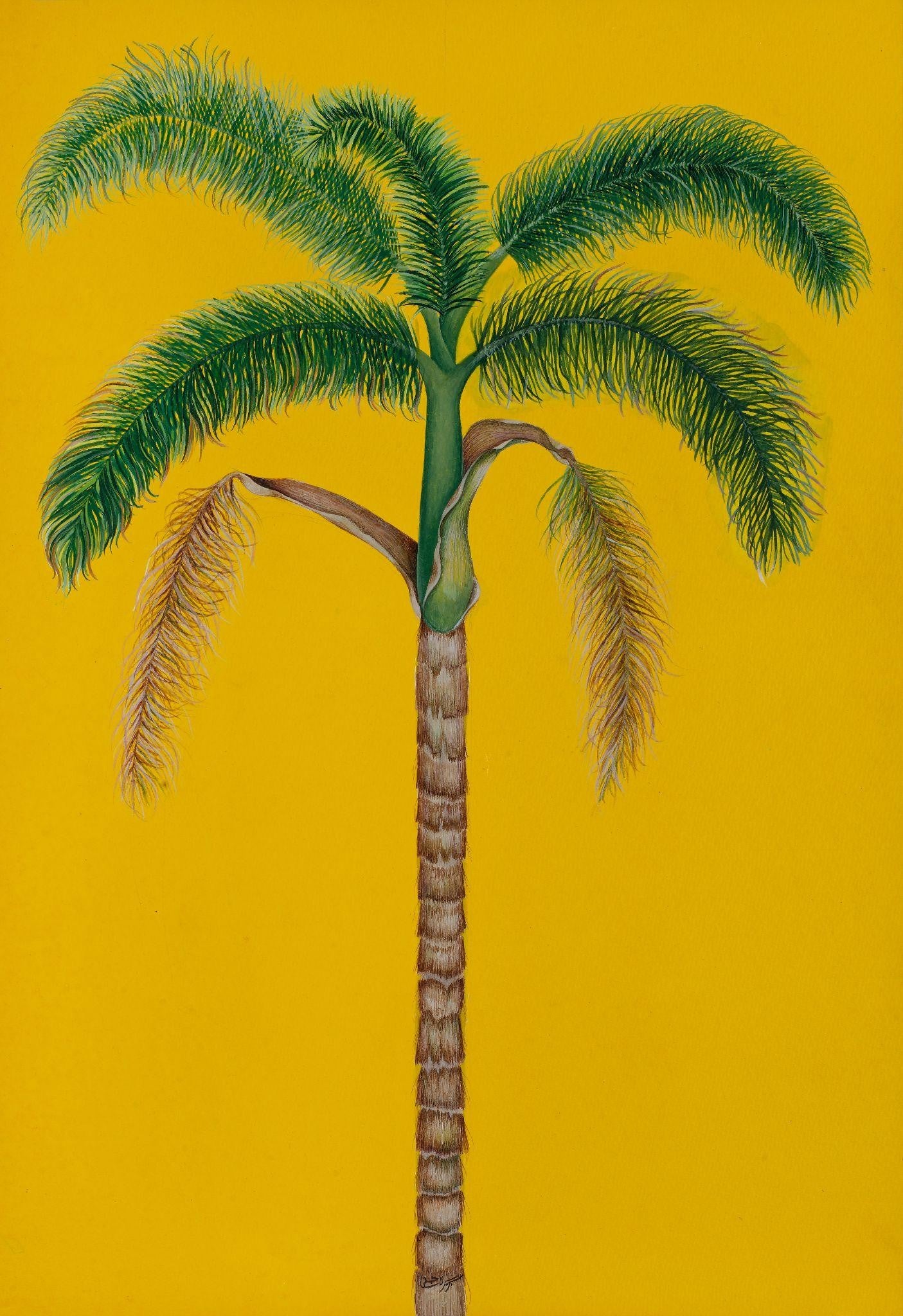 Untitled, Floral Painting by Bareera Sajid, Gouache on Wasli, 14 x 20 inches