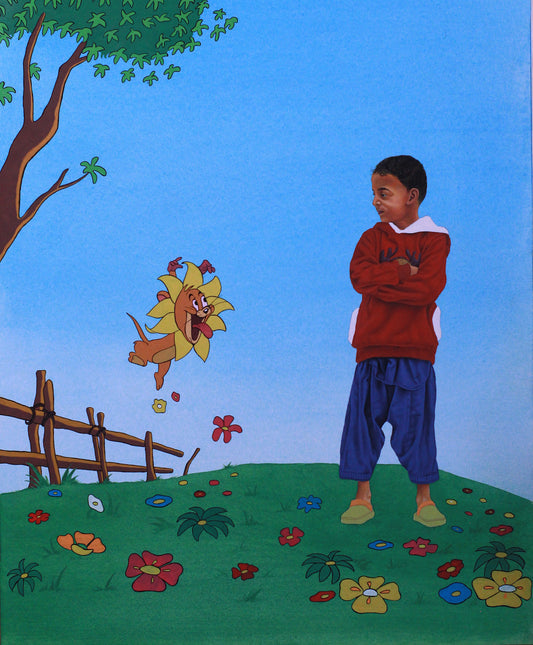 Untitled, Painting by Kabeer Atta Muhammad, Gouache on Wasli, 14 x 16 inches