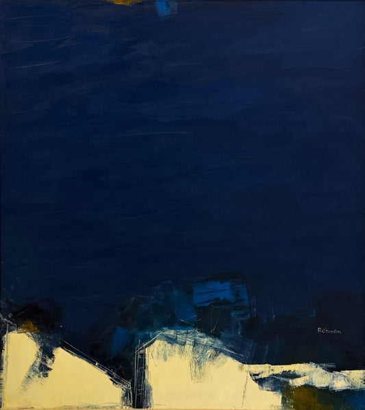 Untitled, Abstract Painting by Abdur Rahman, Oil on Canvas, 36 x 36 inches