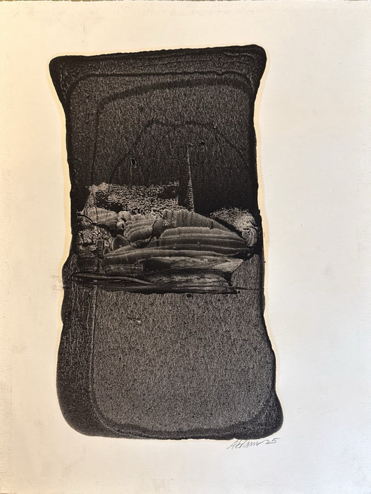 Untitled, Abstract Painting by Akram Dost, Watercolour on Paper, 18 x 22 inches