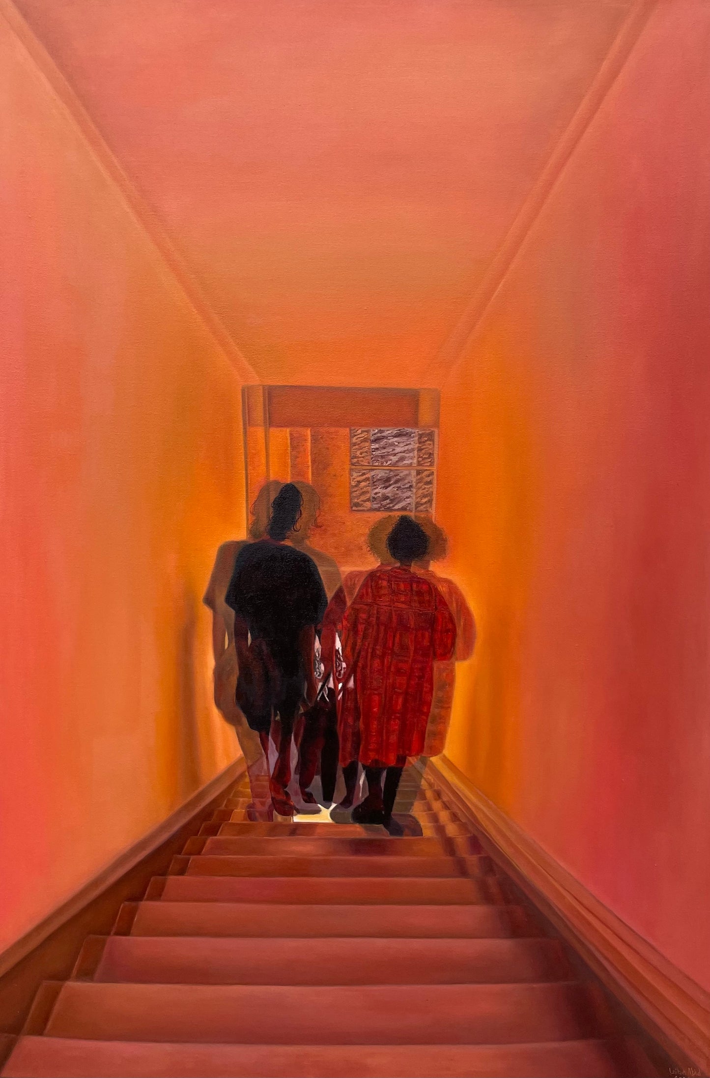 Untitled, Painting by Laiba Abid, Oil on Canvas, 24 x 36 inches