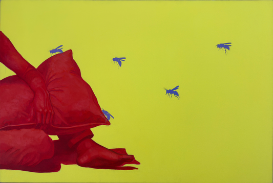 The Last Soft Place, Figurative Painting by Gul Hassan, Oil on Canvas, 36 x 24 inches