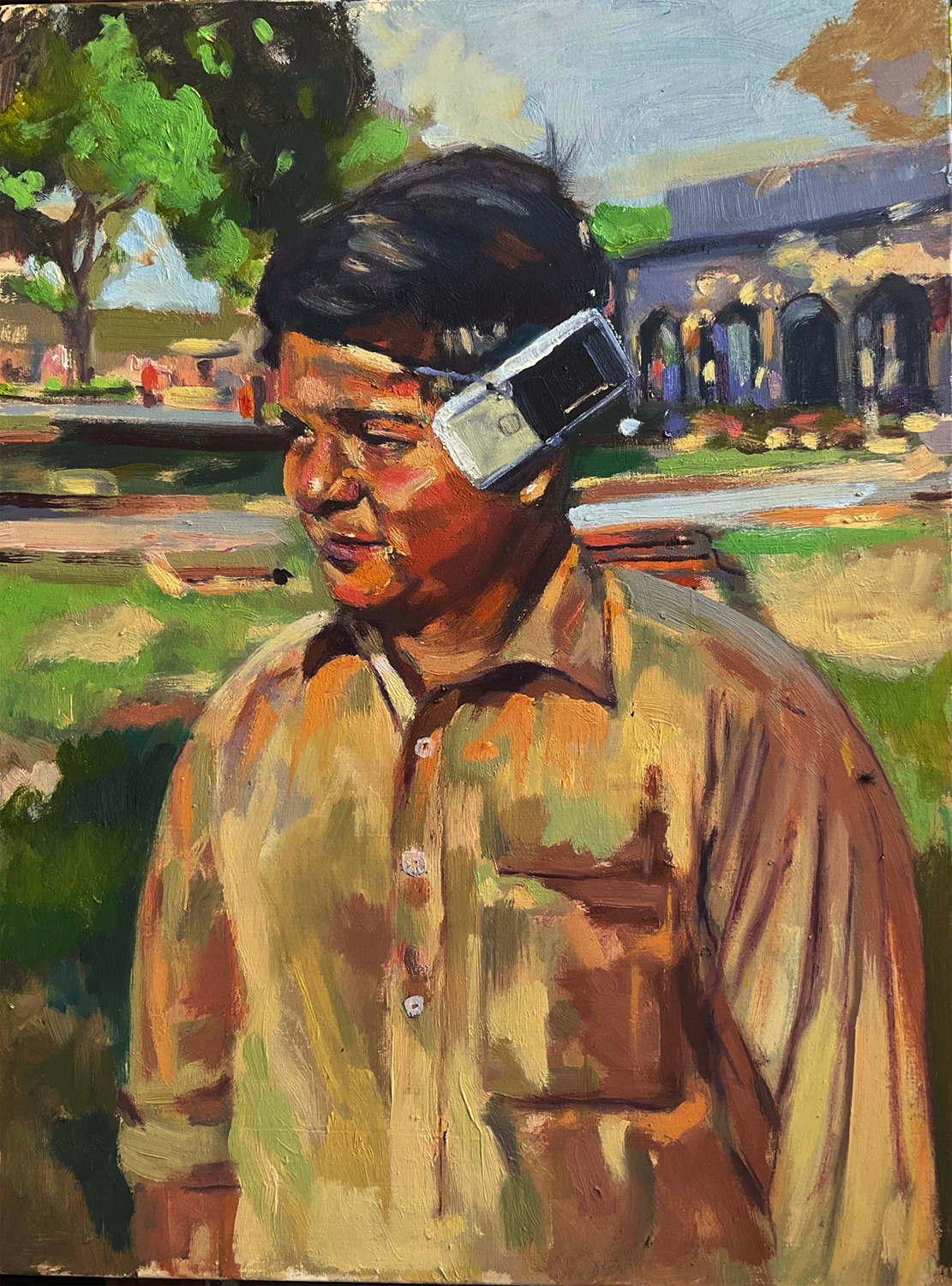 So High Siddhu Moose Wala , Portrait Painting by Buland iqbal, Oil on Canvas, 18 x 24 inches