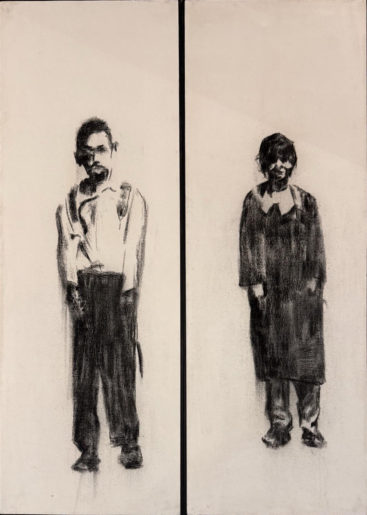 Untitled, Figurative Painting by Zain Zahid, Mixed Media on Canvas, 36 x 48 inches
