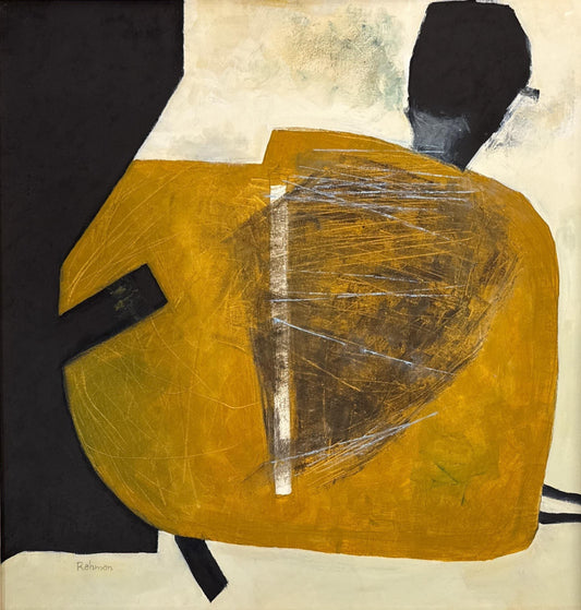 Untitled, Abstract Painting by Abdur Rahman, Oil on Canvas, 24 x 24 inches