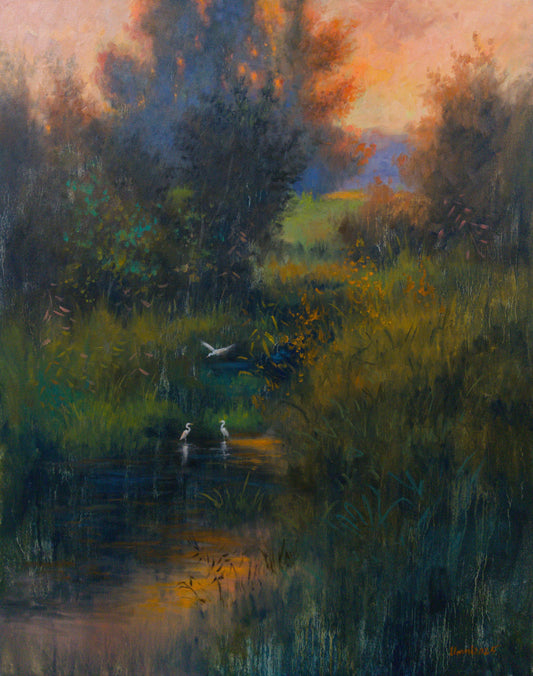 Untitled, Landscape Painting by Tahir Bilal Ummi, Oil on Canvas, 24 x 30 inches