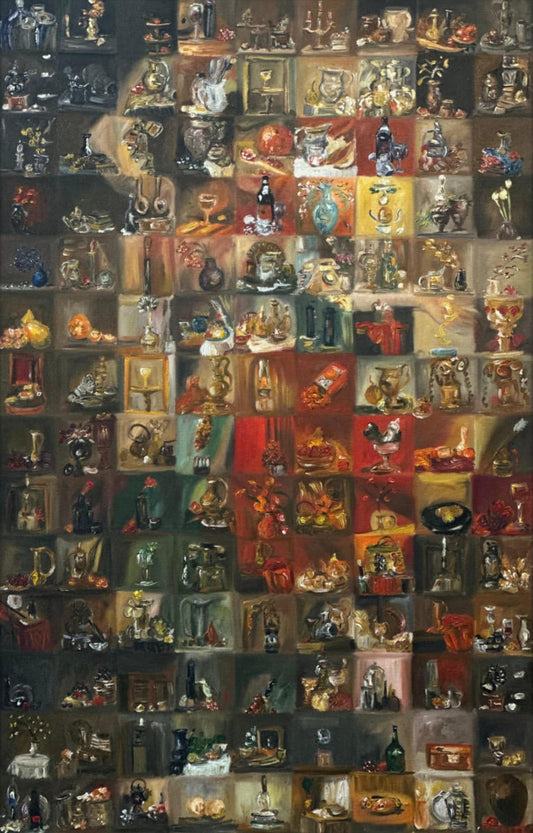 Dancing Girl, Still Life Painting by Aakash Rai Gahlot, Oil on Canvas, 20 x 31 inches