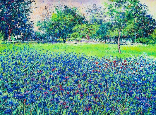 Landscape Painting by Abid Khan, Oil on Canvas, 40 x 30 Inches