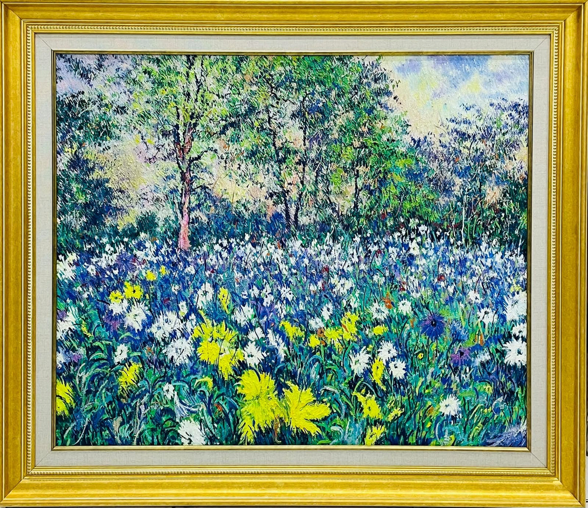 Landscape Painting by Abid Khan, Oil on Canvas, 36 x 30 Inches