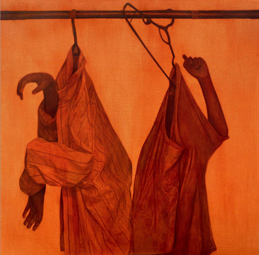 Untitled, Painting by Ayesha Tahir, Oil on Canvas, 36 x 36 inches