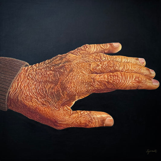 The Last Chapter, Painting by Zoya Malik, Oil on Canvas, 36 x 36 inches