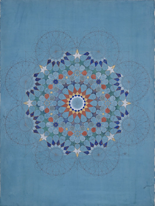The Fragile Infinite, Painting by Hina Muhammad, Mixed Media on Paper, 22.5 x 29.5 inches