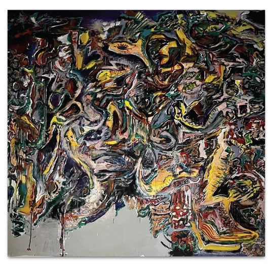 What You May, Painting by Hadiqa Dogar, Acrylic on Canvas, 84 x 88.8 inches