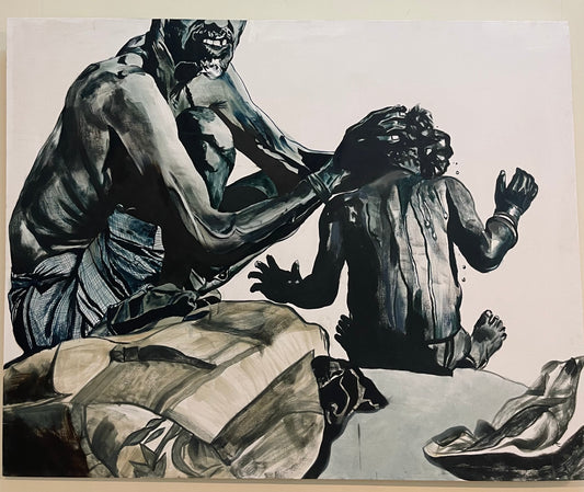 Sacred water, Painting by Iman khadim, Oil on Canvas, 60 x 48 inches