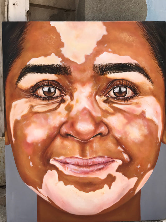 Radiant Within, Painting by Dinarya Khalid, Oil on Canvas, 24 x 30 inches